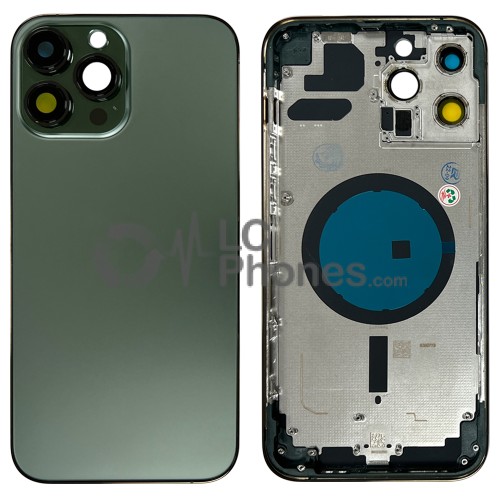 iPhone 13 Pro Max - Back Housing Cover with Buttons Alpine Green