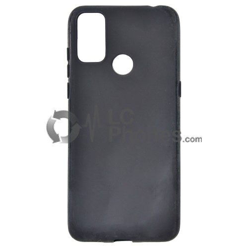 Alcatel 1S 2021 6025H  - Glossy TPU Gel Case Black