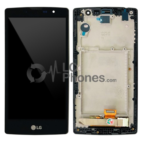 LG Magna H500F - Full Front LCD Digitizer With Frame Black