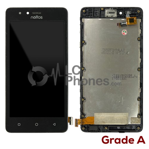 TP-Link Neffos C5s TP704A - Full Front LCD Digitizer with Frame Used Grade A Black