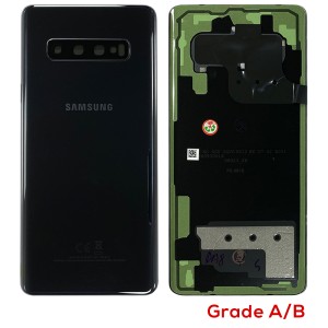 Samsung Galaxy S10 Plus G975F - Original Battery Cover Black with Camera Lens  Grade A/B