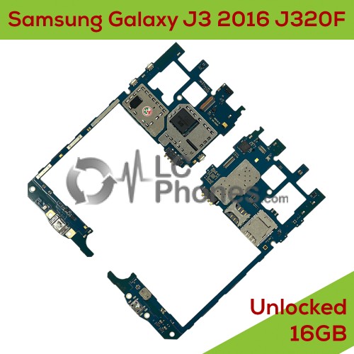 Samsung Galaxy J3 2016 J320F - Fully Functional Logic Board 16GB DUOS UNLOCKED