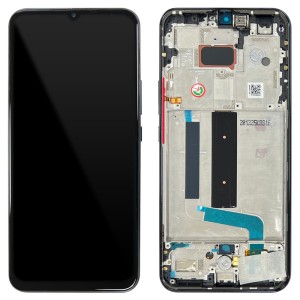 Xiaomi Mi 10 Lite 5G - Full Front LCD/OLED Digitizer with Frame Cosmic Grey 