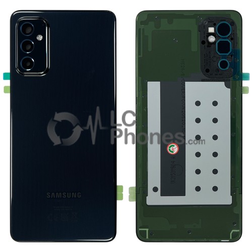 Samsung Galaxy M52 5G M526 - Battery Cover Original with Camera Lens and Adhesive Black < Service Pack >