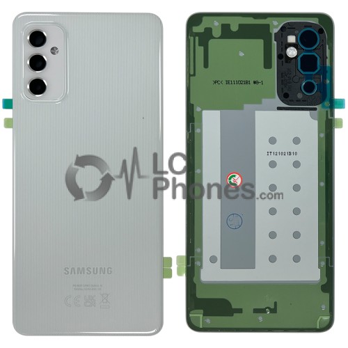 Samsung Galaxy M52 5G M526 - Battery Cover Original with Camera Lens and Adhesive White < Service Pack >