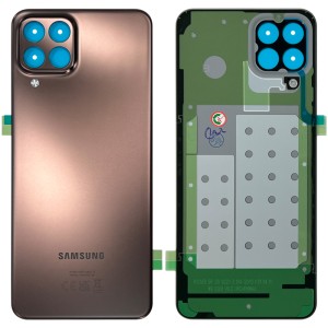 Samsung Galaxy M33 5G M336 - Battery Cover Original with Camera Lens and Adhesive Brown 