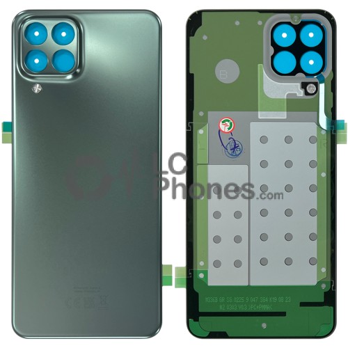 Samsung Galaxy M33 5G M336 - Battery Cover Original with Camera Lens and Adhesive Green < Service Pack >