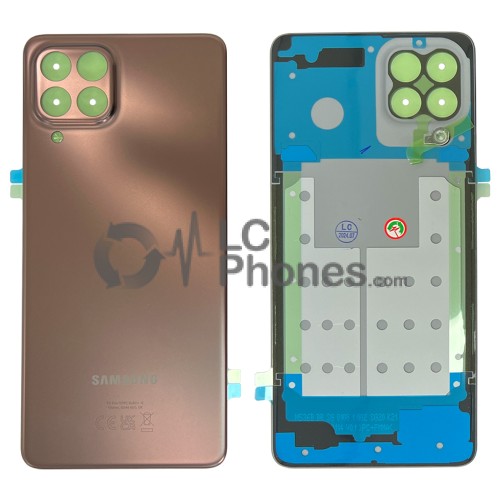 Samsung Galaxy M53 5G M536 - Battery Cover with Adhesive Brown < Service Pack >