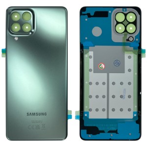 Samsung Galaxy M53 5G M536 - Battery Cover Original with Camera Lens and Adhesive Green 