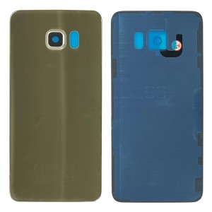 Samsung Galaxy S6 Edge Plus G928 - Battery Cover with Adhesive & Camera Lens Gold