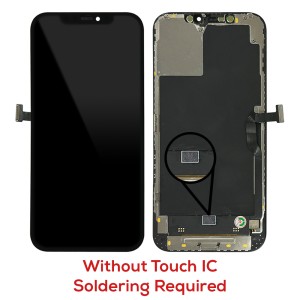 iPhone 12 Pro Max - Full Front OLED Display Digitizer without Touch IC  Black