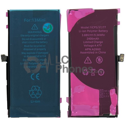 iPhone 13 Mini - Battery A2660 2406mAh 9.34Wh