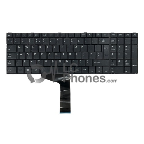 Toshiba Satellite L70-A L70D-A - British Keyboard UK Layout Black