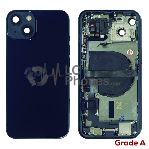 iPhone 13 - Back Housing Cover Full Assembly Grade A Midnight (Original Used)
