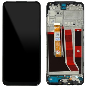 OPPO A53 2020 CPH2127 / A53s CPH2139, CPH2135 - Full Front LCD Digitizer with Frame Black