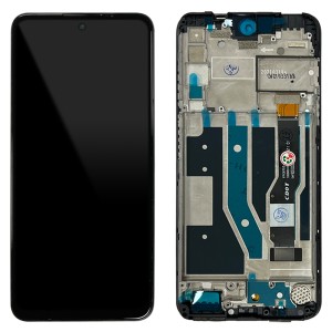 TCL 20L T774H - Full Front LCD Digitizer with Frame Black