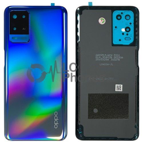 OPPO A54 CPH2239 - Battery Cover with Camera Lens and Adhesive Blue