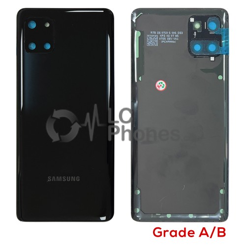 Samsung Galaxy Note 10 Lite N770 - Original Battery Cover with Camera Lens Black (Original Used) Grade A/B