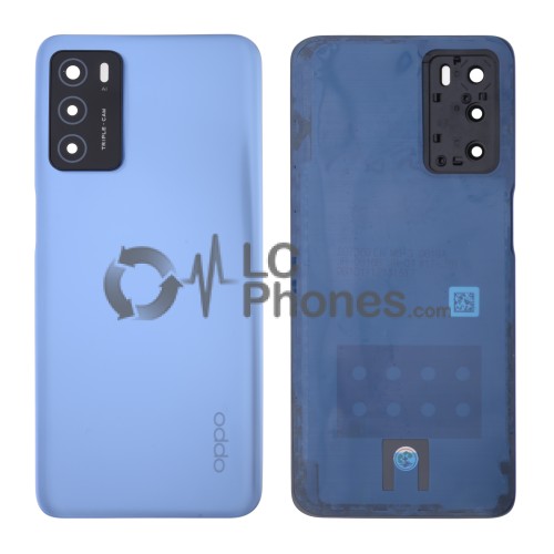 OPPO A16 CPH2269 - Battery Cover with Camera Lens and Adhesive Blue