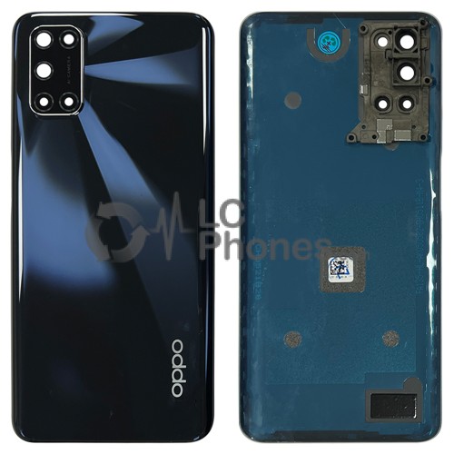 OPPO A52 CPH2061 / CPH2069 - Battery Cover with Camera Lens and Adhesive Black