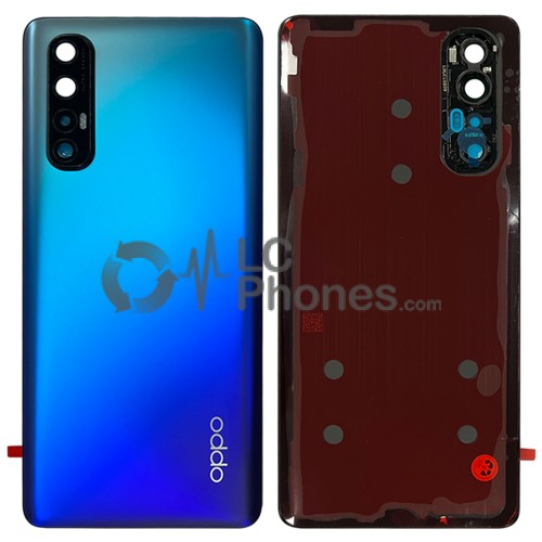 OPPO Find X2 Neo CPH2009 - Battery Cover with Camera Lens and Adhesive Blue