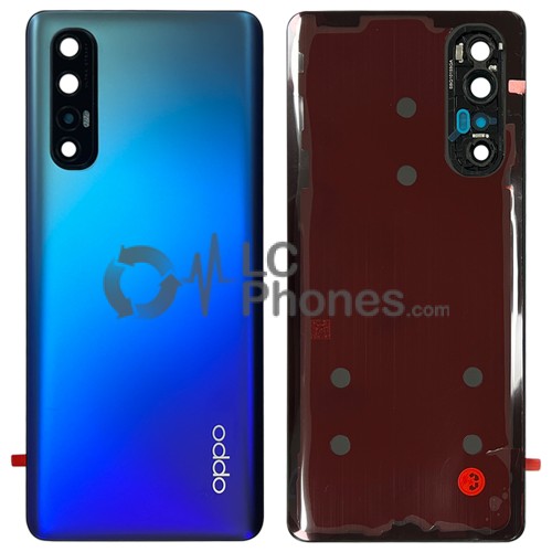 OPPO Reno3 Pro CPH2035 - Battery Cover with Camera Lens and Adhesive Blue