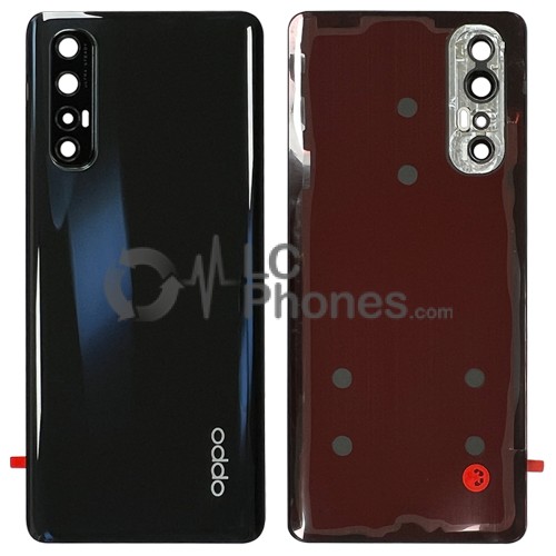 OPPO Reno3 Pro CPH2035 - Battery Cover with Camera Lens and Adhesive Black