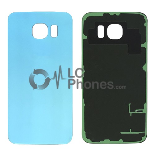 Samsung Galaxy S6 G920F - Battery Cover Blue with Adhesive