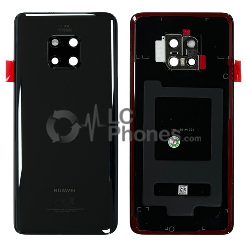 Huawei Mate 20 Pro - Battery Cover Original with Camera Lens and Adhesive Black < Service Pack >