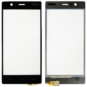 Nokia 3 - Front Glass Digitizer Black