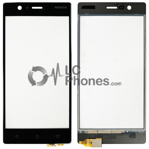 Nokia 3 - Front Glass Digitizer Black