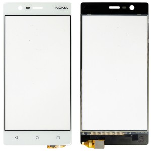 Nokia 3 - Front Glass Digitizer White