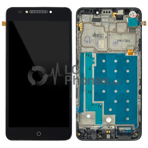 Alcatel A5 Led 5085D - Full Front LCD Digitizer with Frame Black