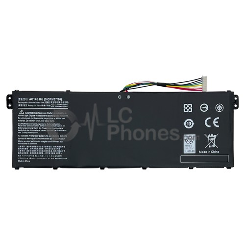 Acer Aspire ES1 / E3 Series - Battery AC14B18J / 3ICP5/57/80 3220mAh 36Wh