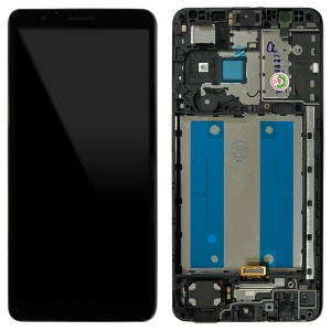 Samsung Galaxy A01 Core A013 - Full Front LCD Digitizer with Frame Black 