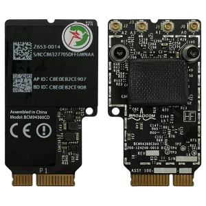 iMac 27" A1419 (Late 2012-2013) - Broadcom BCM94360CD Mini PCI-E WiFi WLAN Bluetooth