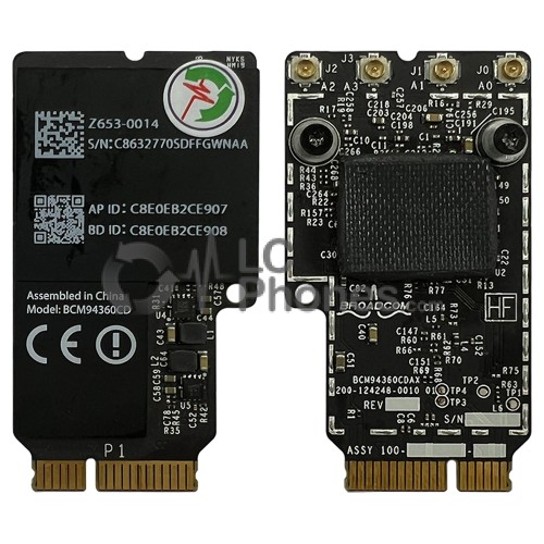 iMac 27" A1419 (Late 2012-2013) - Broadcom BCM94360CD Mini PCI-E WiFi WLAN Bluetooth