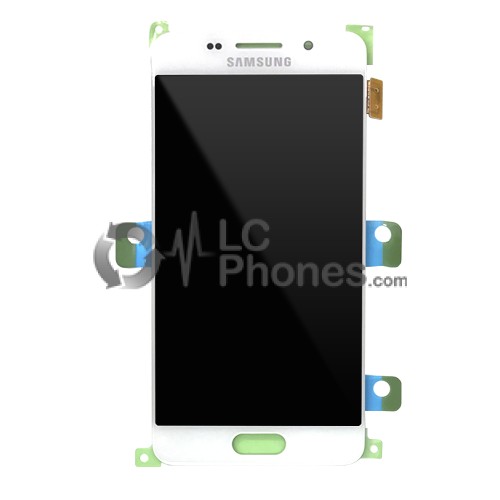 Samsung Galaxy A3 2016 A310 - Full Front LCD Digitizer White < Service Pack >