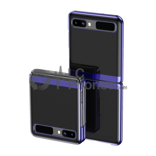 Samsung Galaxy Z Flip -  Electroplating TPU Case Blue