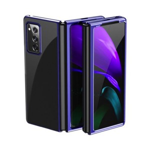 Samsung Galaxy Z Fold 2 5G F916 - Electroplating TPU Case Blue