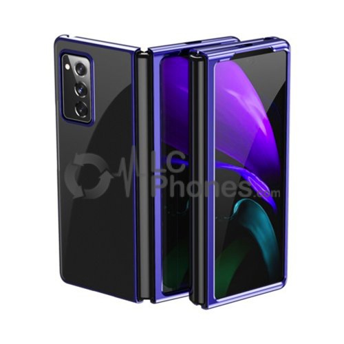 Samsung Galaxy Z Fold 2 5G F916 - Electroplating TPU Case Blue