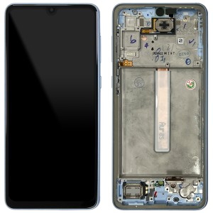 Samsung Galaxy A33 5G A336 - Full Front LCD Digitizer with Frame Blue 