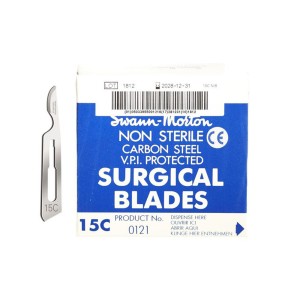 Swann-Morton - Sterile Surgical Blades 100Pcs No:15C