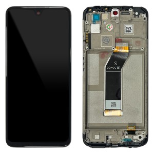 Xiaomi Redmi 10 (2022) 21121119SG - Full Front LCD Digitizer with Frame Black 