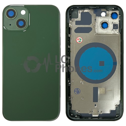 iPhone 13 - Back Housing Cover with Buttons Alpine Green