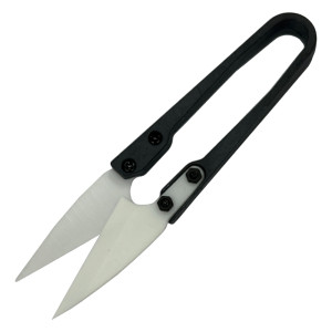 Ceramic Sharp Spring Scissors U Shape Cloth Cutter