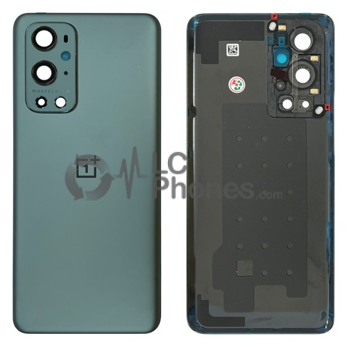 OnePlus 9 Pro - Battery Cover with Camera Lens and Adhesive Forest Green