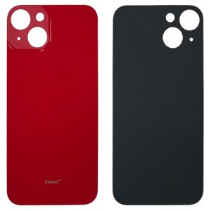 iPhone 14 - Battery Cover with Big Camera Hole Red