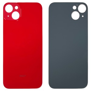 iPhone 14 Plus - Battery Cover with Big Camera Hole Red