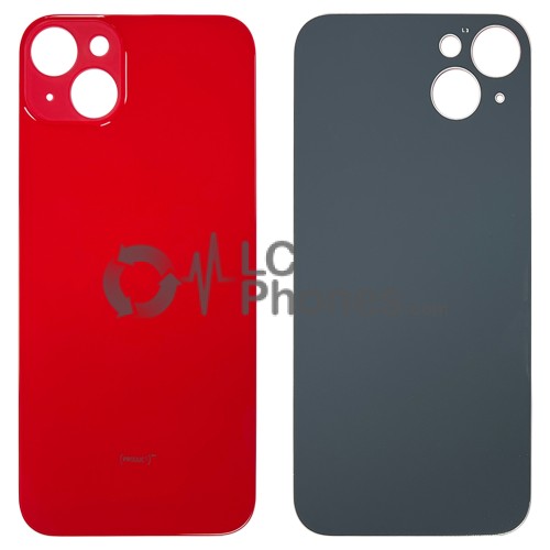 iPhone 14 Plus - Battery Cover with Big Camera Hole Red